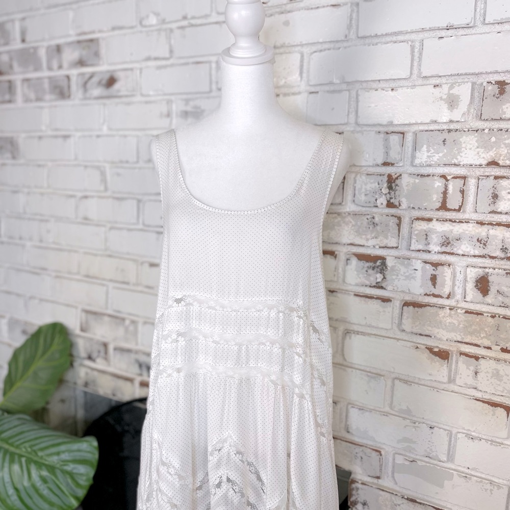 Free People White Lace Mini Dress - Picture 7 of 13